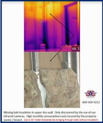 Drywall Insulation Infrared Inspection Dallas Tx